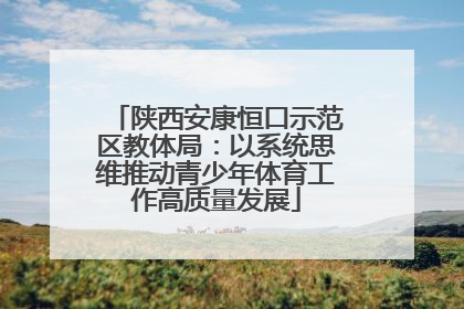 陕西安康恒口示范区教体局：以系统思维推动青少年体育工作高质量发展