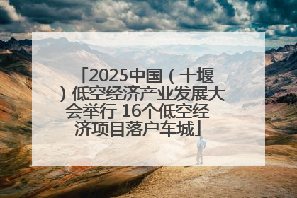 2025中国（十堰）低空经济产业发展大会举行 16个低空经济项目落户车城
