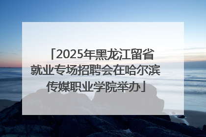 2025年黑龙江留省就业专场招聘会在哈尔滨传媒职业学院举办