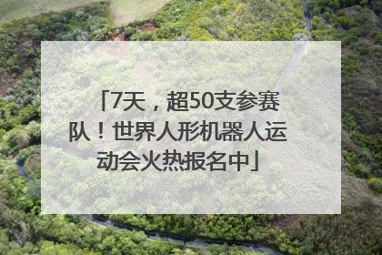 7天，超50支参赛队！世界人形机器人运动会火热报名中