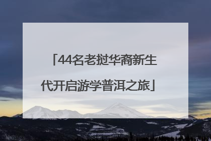 44名老挝华裔新生代开启游学普洱之旅
