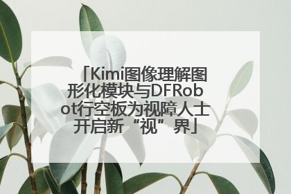 Kimi图像理解图形化模块与DFRobot行空板为视障人士开启新“视”界